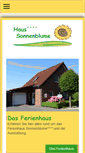 Mobile Screenshot of haus-sonnenblume.de